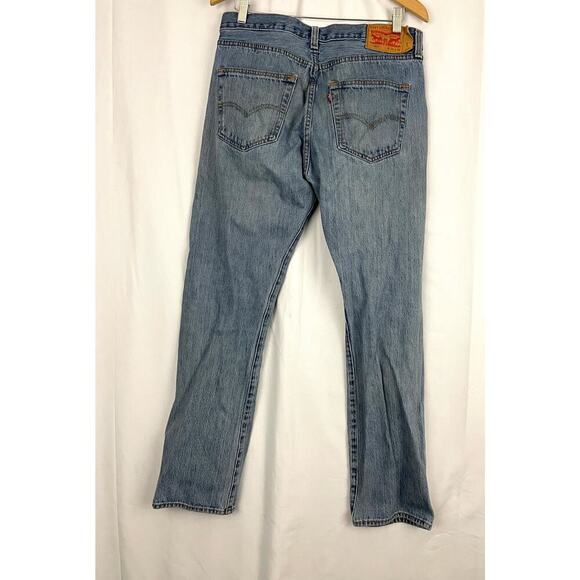 VTG Levi's 501 XX Denim Jeans 33 X 32 Button Fly Straight 90s Red Tab Grunge - Picture 4 of 16